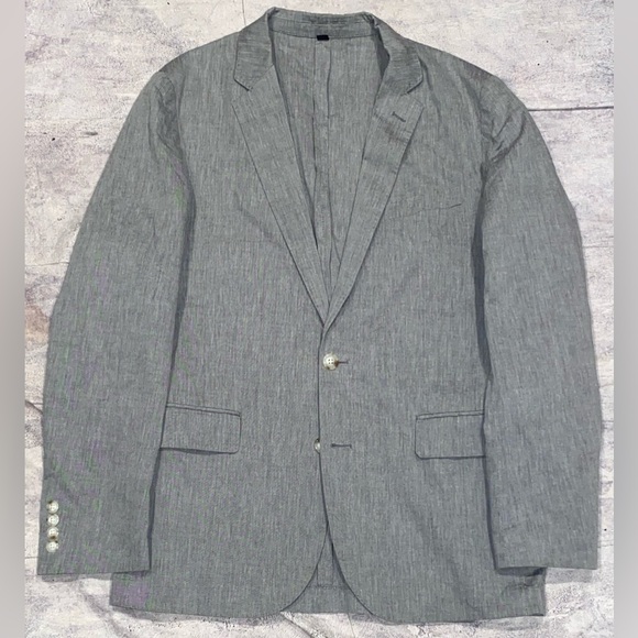 J Crew Ludlow Cotton Unstructured Unlined Blazer Sport Coat Suit Jacket 40 R - Picture 1 of 6